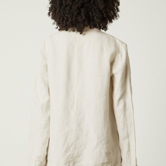 VELVET BY GRAYHAM SPENCER CASSIE LINEN BLAZER - Picture 4 of 9